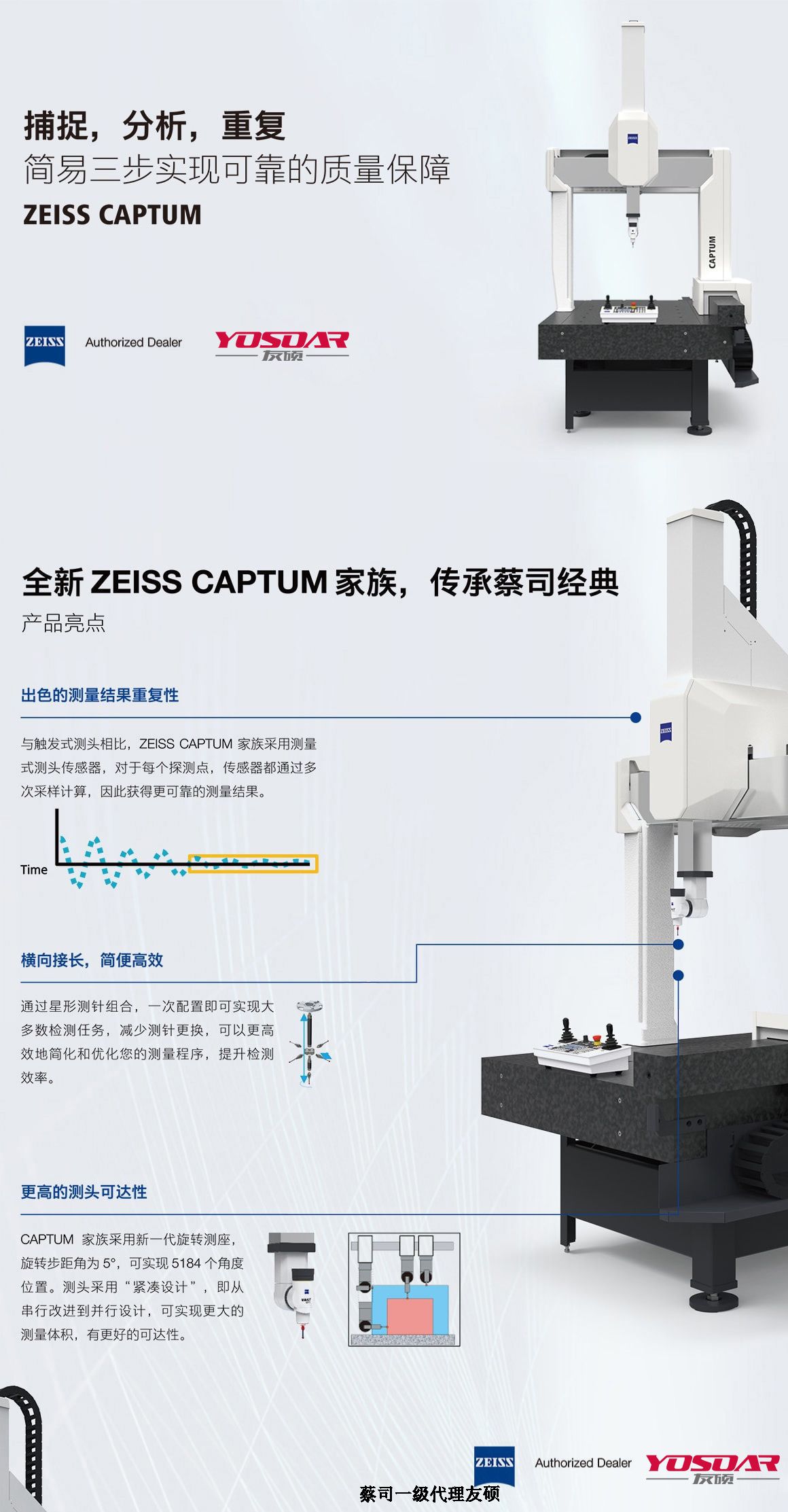 南平蔡司三坐标CAPTUM