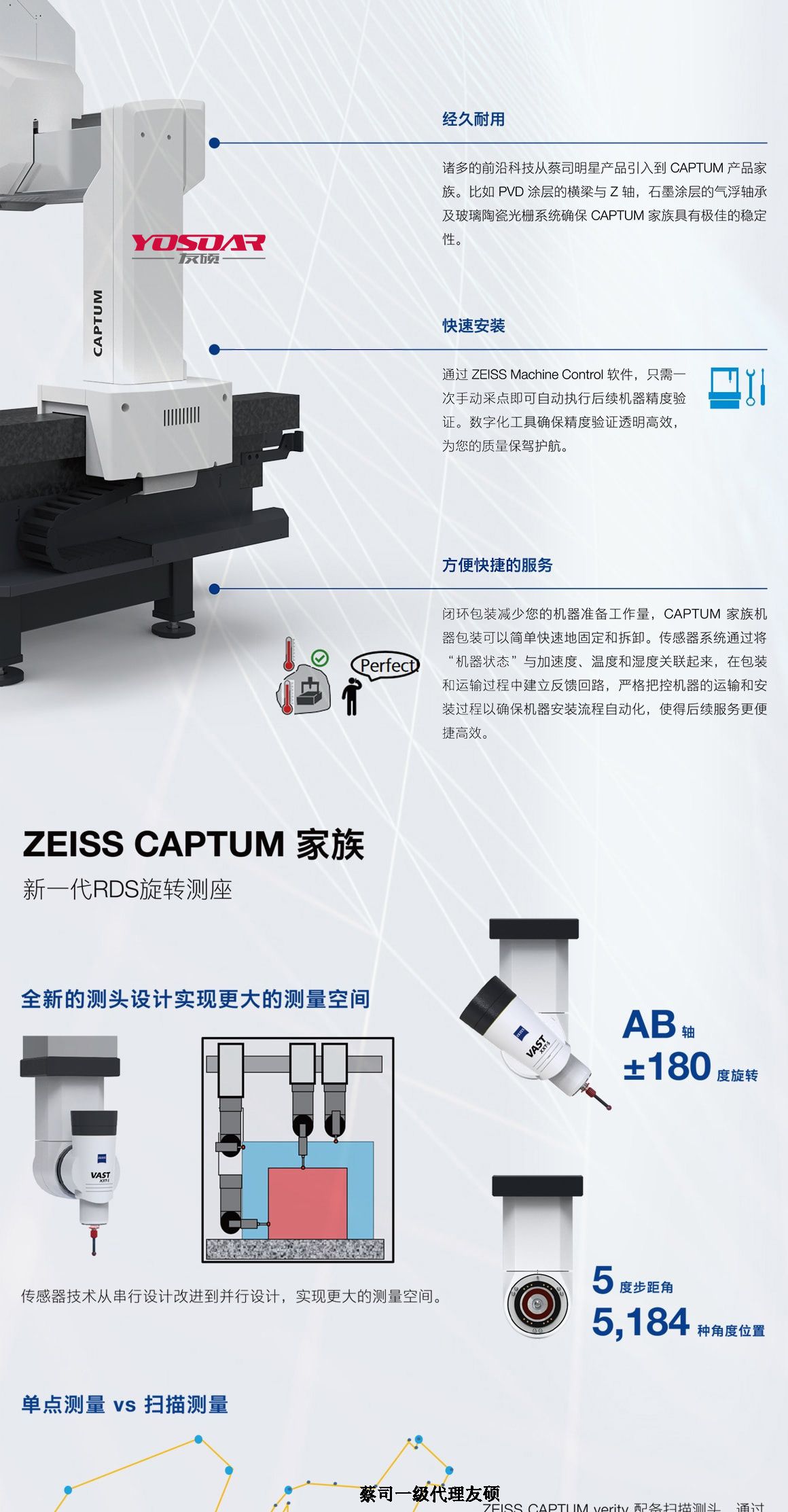 南平蔡司三坐标CAPTUM